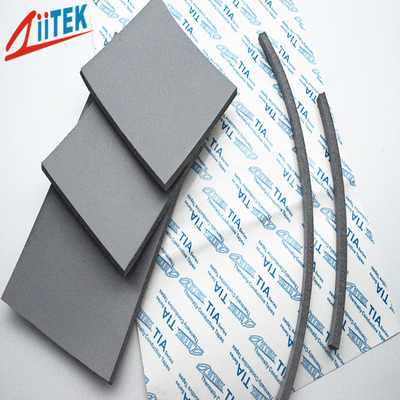 Grey Silicone Foam Gasket for ≤5.0% Compression Permanent Deformation in Wholesal