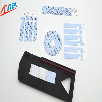 ultra miękki naturalnie lepki 2.0 W/mK niebieski Thermal Gap Filler TIF100-20-05U Arkusz gumy silikonowej -40 do 160 ℃