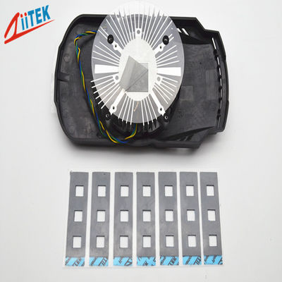 Lampy LED Świecące Silikonowa podkładka termoprzewodząca 5,0 W / MK, szary arkusz gumy termoprzewodzącej -50 do 200 ℃