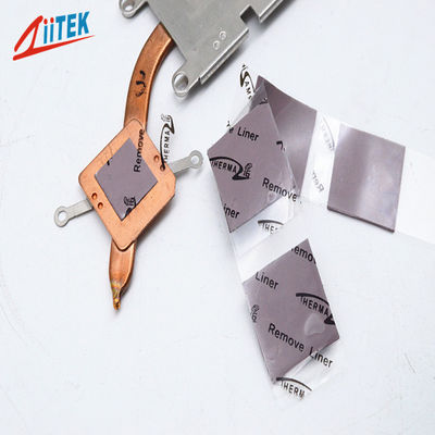 High Thermal Conductivity 6W/MK Thermal Conductive Pad with 60 Shore00 Hardness and 3.4 Density for AI Processors