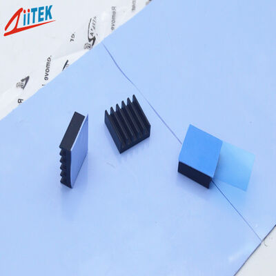 Yellow High Dielectric Strength Thermal Conductive Pad 3.0W/MK For Telecommunication Hardware Silicone Pad